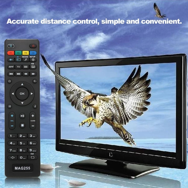 Csere tv box távirányító mag255 vezérlőhöz, mag 250/254/255/260/261/270 iptv set-top boxhoz