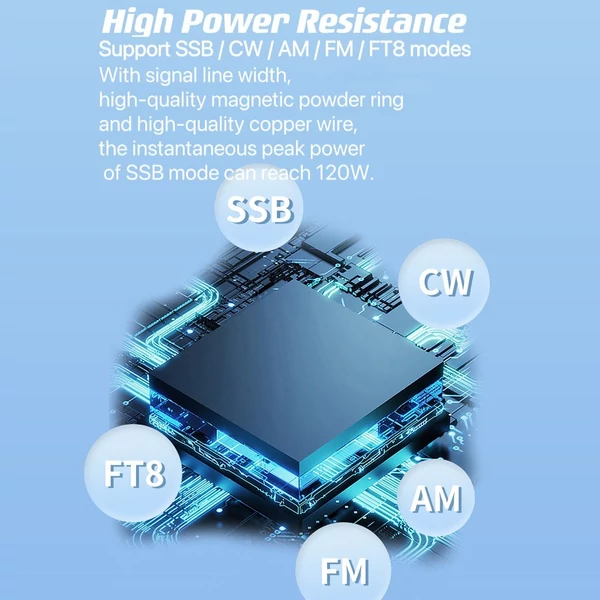 Antuner mindenes 1,8–30 MHz 100 W antennahangoló beépített állóhullámmérővel és teljesítménymérővel HF rádióhoz (usdx g1m ft-818 817 ic-705)