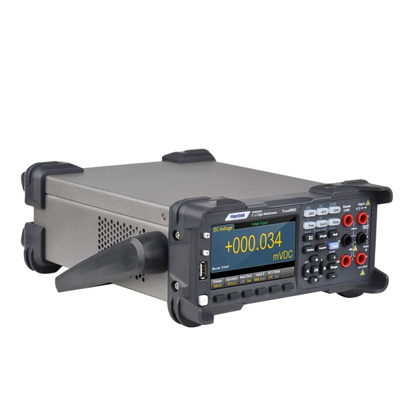 Hantek HDM3055 digitális asztali multiméter, nagy pontosságú 5 1/2 digites, 4,3" LCD, 30 kS/s adatgyűjtés, True RMS, hőmérsékletmérés
