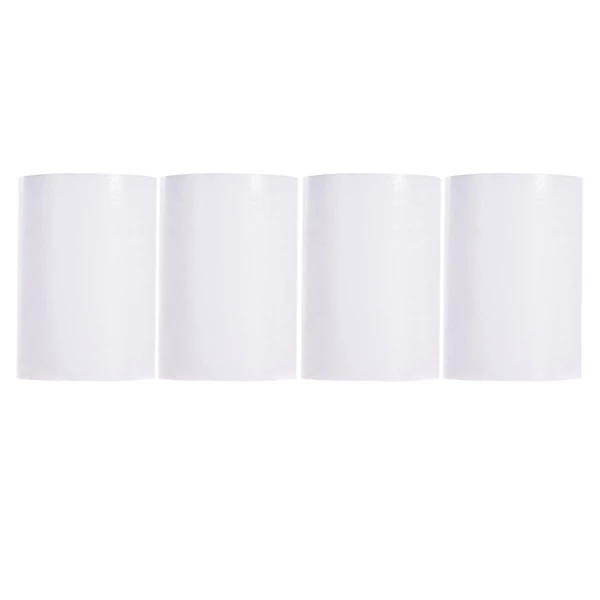 4 tekercs hőpapír (57x40 mm) fehér hőpapír blokknyomtatóhoz, pénztárgéphez, 58 mm-es POS nyomtatóhoz