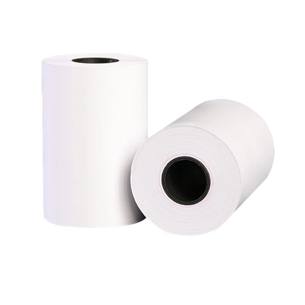 4 tekercs hőpapír (57x40 mm) fehér hőpapír blokknyomtatóhoz, pénztárgéphez, 58 mm-es POS nyomtatóhoz