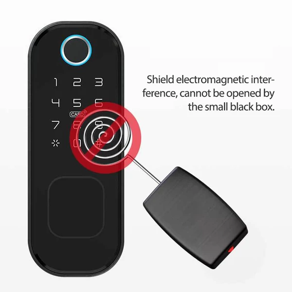 Tuya wifi vezeték nélküli vízálló ujjlenyomat-zár, kódos okosajtózár, otthoni biztonsághoz, bt nyitás, google home/alexa kompatibilis