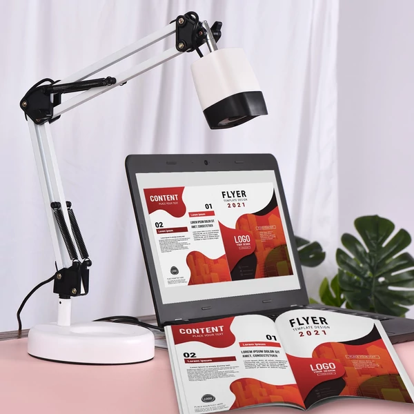 2 az 1-ben dokumentumszkenner kamera és webkamera autofókusszal, LED fénnyel, 8 MP HD, A3, Mac/Windows/Chrome kompatibilis