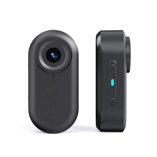 1080p mini sportkamera, 1,47 hüvelykes IPS kijelzővel, 130°-os nagylátószögű lencsével, töltőtokkal, 32 GB TF kártyával vloghoz - Fekete