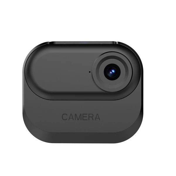1080p mini sportkamera, 1,47 hüvelykes IPS kijelzővel, 130°-os nagylátószögű lencsével, töltőtokkal, 32 GB TF kártyával vloghoz - Fekete