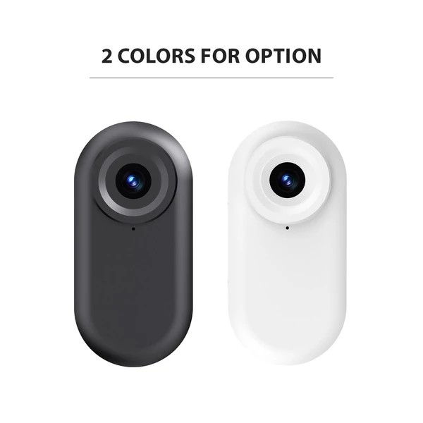 1080p mini sportkamera, 1,47 hüvelykes IPS kijelzővel, 130°-os nagylátószögű lencsével, töltőtokkal, 32 GB TF kártyával vloghoz - Fekete