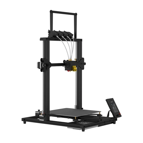 ZONESTAR Z8PM4 Pro FDM 3D nyomtató, 300x300x400 mm, 4-az-1-ben fém extruder, színes nyomtatás, automata szintezés