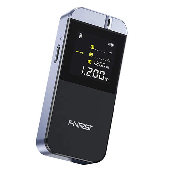 Fnirsi IR40 infravörös távolságmérő, nagy pontosságú, okos mérőeszköz, háttérvilágításos LCD kijelző, hordozható, m/in/ft egységváltás