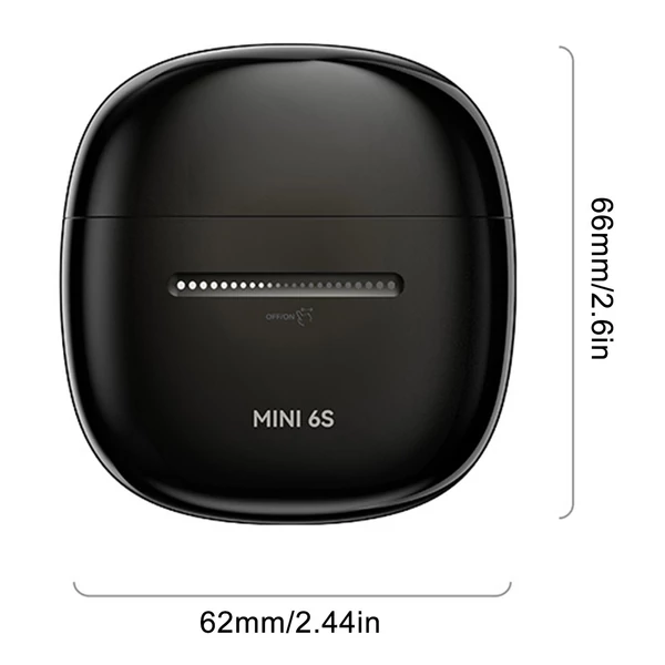 Enchen Mini 6S elektromos borotva férfiaknak, kompakt, újratölthető, vezeték nélküli, 2D fej, vízálló, könnyen tisztítható, utazáshoz