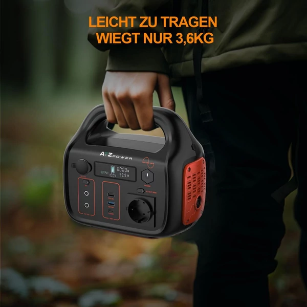 PYS - PEP - E00300 hordozható energiaállomás, dc, usb2.0/usb3.0, pd60w, 12v 10a, fali, napelemes, autós töltés