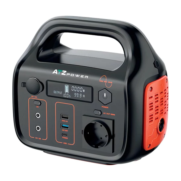 PYS - PEP - E00300 hordozható energiaállomás, dc, usb2.0/usb3.0, pd60w, 12v 10a, fali, napelemes, autós töltés