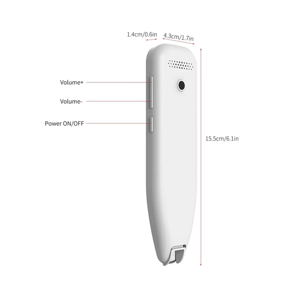 Dosmono C501B szótár-fordító toll, 112 nyelv, hang- és fotófordítás, szkenner, wifi, offline rögzítés