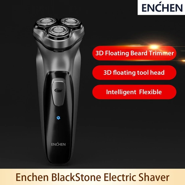 Enchen BlackStone 3D elektromos borotva, férfi szakállvágó, újratölthető borotvagép - Fekete, változat 2