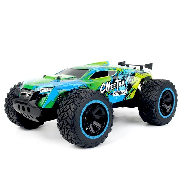 KY-2011A 2,4G 2WD 1/14 RC Crawler terepjáró RC autó, nagy sebességű, könnyű, RTR - Zöld