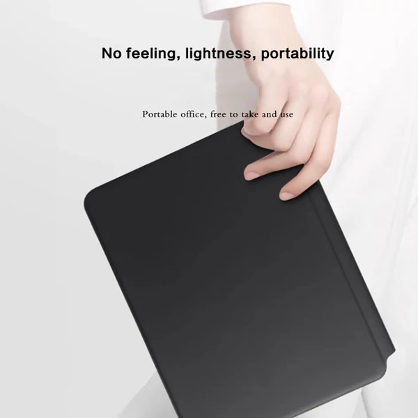 Lebegő mágneses billentyűzet 12,4 hüvelykes Samsung Galaxy Tabhoz – Intelligens, hordozható kialakítás - Fekete