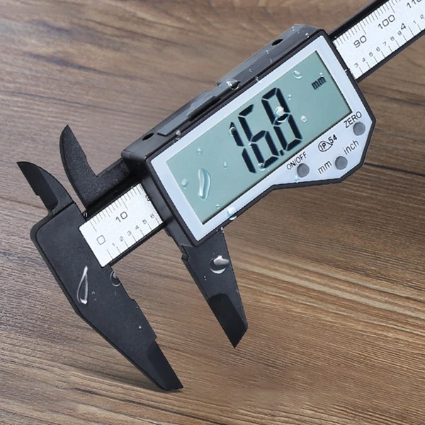 Elektronikus tolómérő 0-150 mm-es digitális kijelzővel, nagyméretű képernyővel, IP54 vízállósággal