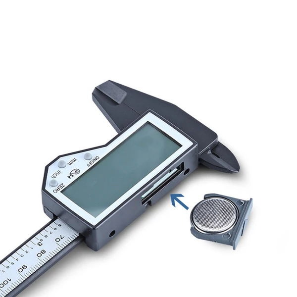 Elektronikus tolómérő 0-150 mm-es digitális kijelzővel, nagyméretű képernyővel, IP54 vízállósággal