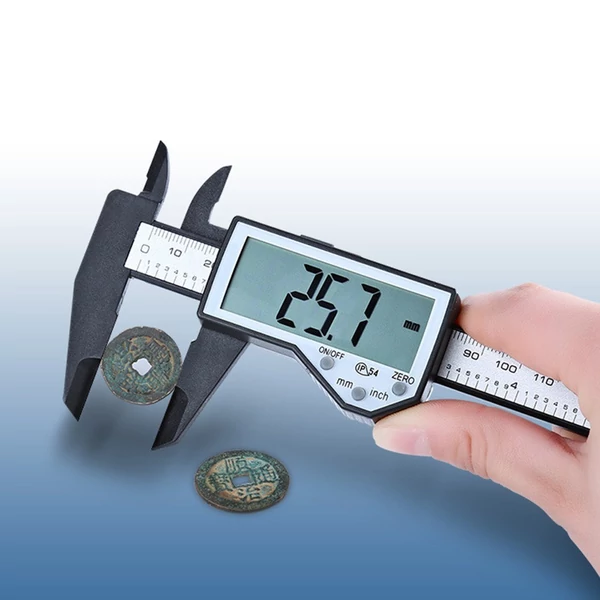 Elektronikus tolómérő 0-150 mm-es digitális kijelzővel, nagyméretű képernyővel, IP54 vízállósággal