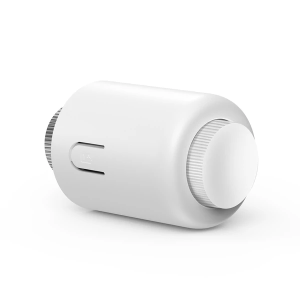 Okos termosztatikus radiátorszelep LED kijelzővel, programozható termosztát, mobilapp/hangvezérlés - Fehér