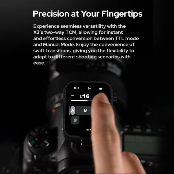 Godox AD600Pro II kültéri vaku + Godox X3C 2,4G vezeték nélküli kioldó Canon fényképezőgépekhez, 600W TTL HSS