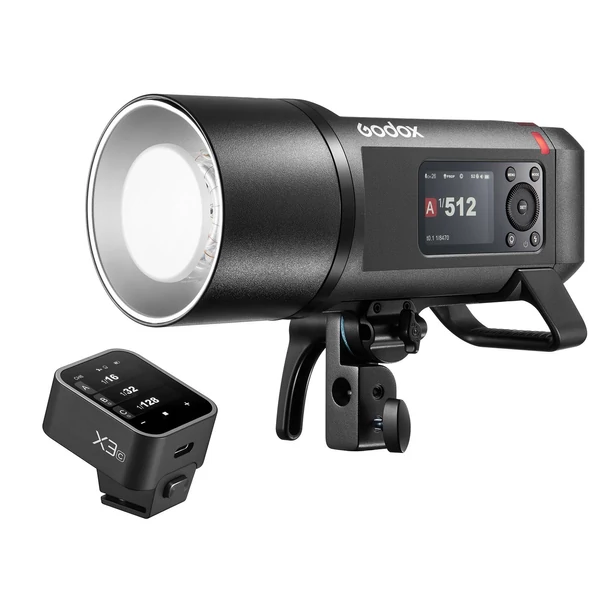 Godox AD600Pro II kültéri vaku + Godox X3C 2,4G vezeték nélküli kioldó Canon fényképezőgépekhez, 600W TTL HSS