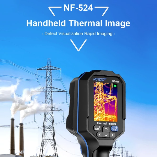 Noyafa NF-524 infravörös hőkamera 120×90 kézi vizsgáló kamera, áramkörhöz, hőmérő, javításhoz, csővizsgálathoz