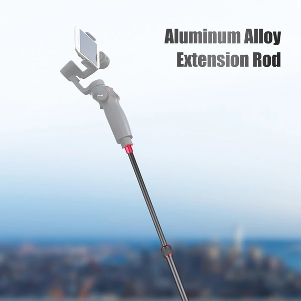Manbily LR-255 állványhosszabbító rúd állványhoz, monopodhoz, gimbalhoz, alumínium, 33,5–108 cm, 1/4" és 3/8" adapterrel