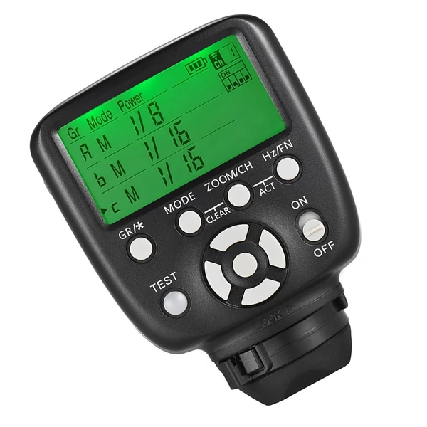 Yongnuo YN560-TX II manuális vaku kioldó távvezérlő LCD adó Canon DSLR-hez YN560III/IV/YN660/YN968N/YN860Li és RF-602/603/603 II/605 vevőhöz