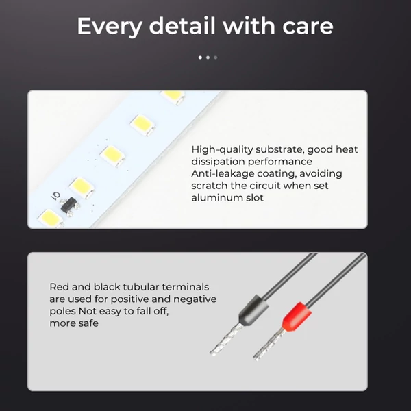 Creality LED világítás készlet, energiatakarékos, könnyű telepítés, Ender-3V3 SE/KE 3D nyomtatóhoz, 24V/5W