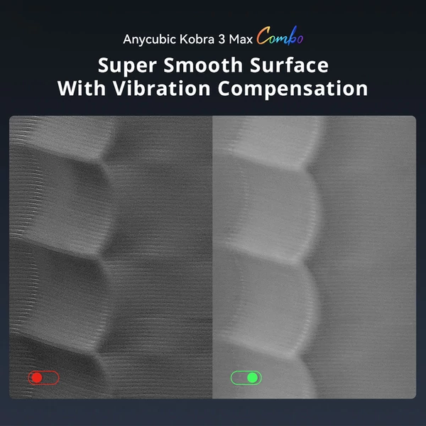 Anycubic Kobra 3 Max Combo, akár 8 szín, ACE Pro színegység, 600mm/s, automata szintezés, 420×420×500mm