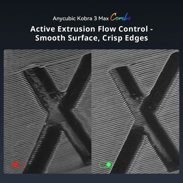 Anycubic Kobra 3 Max Combo, akár 8 szín, ACE Pro színegység, 600mm/s, automata szintezés, 420×420×500mm