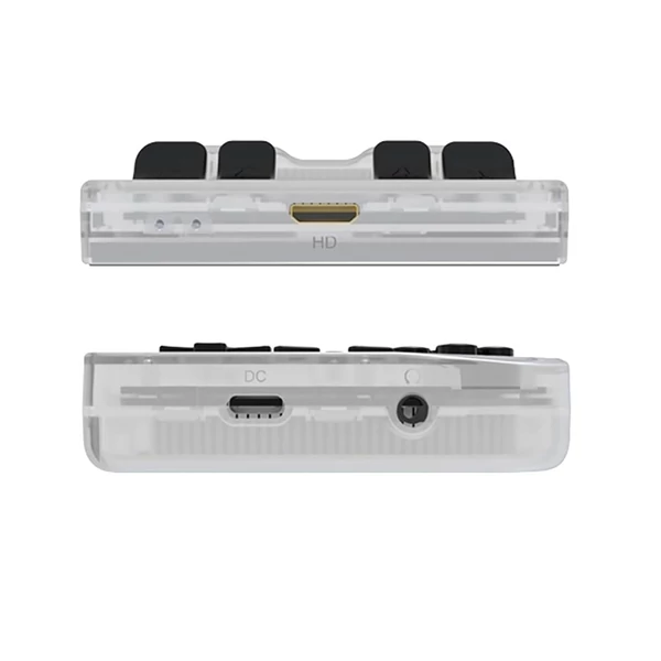 ANBERNIC RG35XX (2024-es) kézi konzol, 10000+ játék, 3,5" IPS, Linux, 7 óra üzemidő - Fehér, 32+128GB