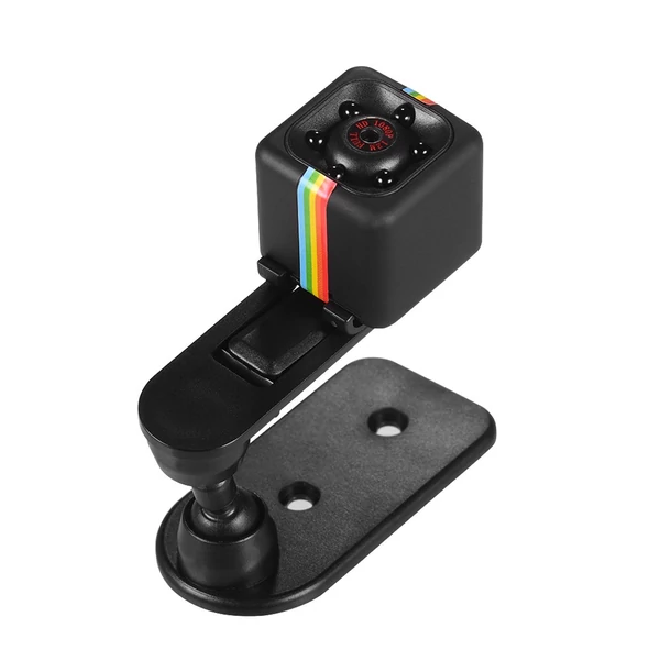 Mini kocka kamera 1080P videó 120° széles látószögű 32GB bővíthető memória beépített akkumulátor