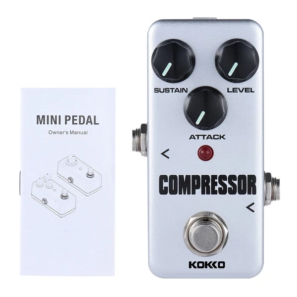 KOKKO FCP2 Mini Kompresszor Pedál Hordozható Gitáreffekt Pedál