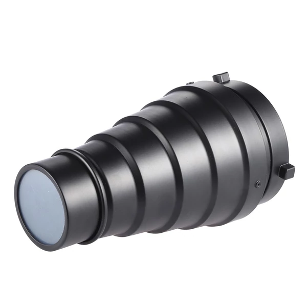 Fém kúpos orr méhsejtráccsal 5 db-os színszűrő készlet Bowens Mount stúdióvakuhoz, monolight fotózáshoz