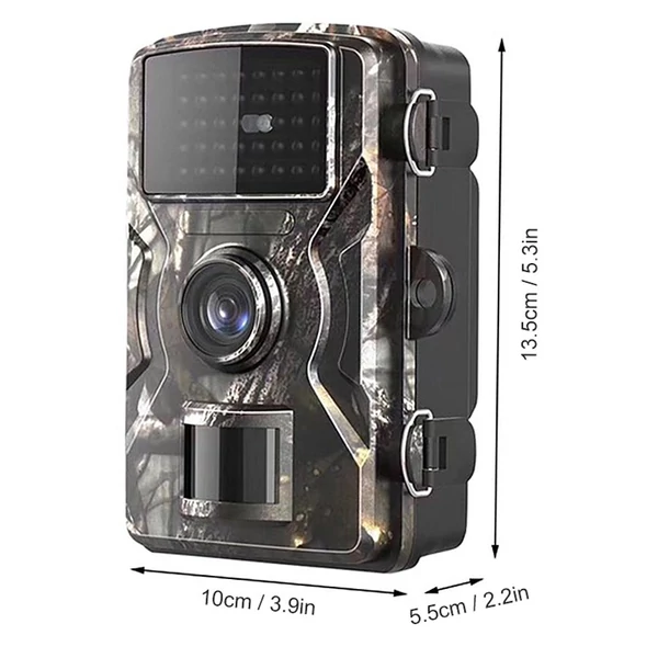 16MP 1080P Vadvédelmi és Vadászkamera Mozgásérzékelős IP66 Vízálló Infravörös Éjjellátó Vadász felderítő Kamera