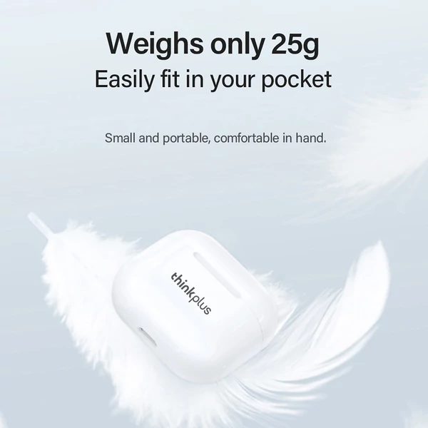 Lenovo LivePods LP40 hagyományos fülbe helyezhető fülhallgató BT 5.0 fejhallgató - fehér