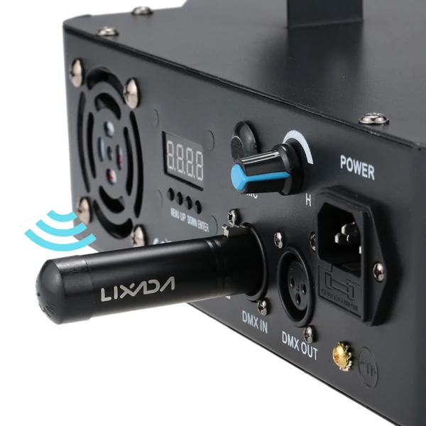 Lixada 2.4G ISM DMX512 vezeték nélküli 3 tűs XLR LED világítás színpadi PAR party világításhoz