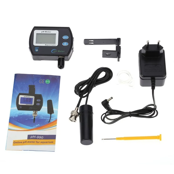 Mini professzionális pH-mérő vízminőség-tesztelő vízálló vízminőség-monitor vízminőség-elemző eszköz hőmérséklet-kompenzációval, ATC