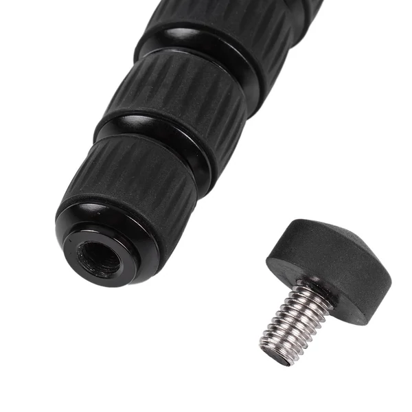Andoer A-555 6 szekciós kompakt hordozható fényképezés alumíniumötvözetből készült egylábú unipod stick Nikon Canon Sony Pentax fényképezőgéphez, max. Terhelhetőség 10kg