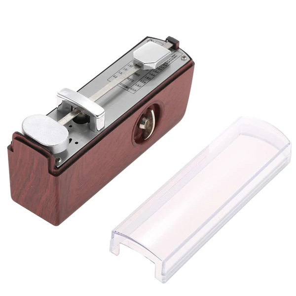 Hordozható mini mechanikus metronóm univerzális metronóm 11 cm magasság zongorához, gitárhoz, hegedűhöz, ukuleléhez, citerához - barna