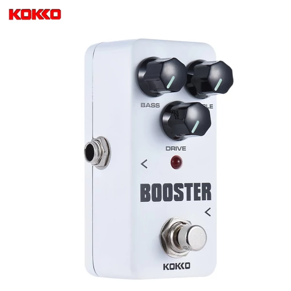 KOKKO FBS2 Mini Booster pedál, hordozható 2 sávos EQ gitár effekt pedál