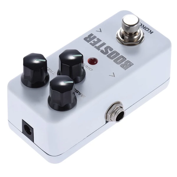 KOKKO FBS2 Mini Booster pedál, hordozható 2 sávos EQ gitár effekt pedál