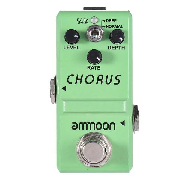 ammoon Nano sorozatú gitáreffekt pedál, analóg kórus, True Bypass, alumíniumötvözet test