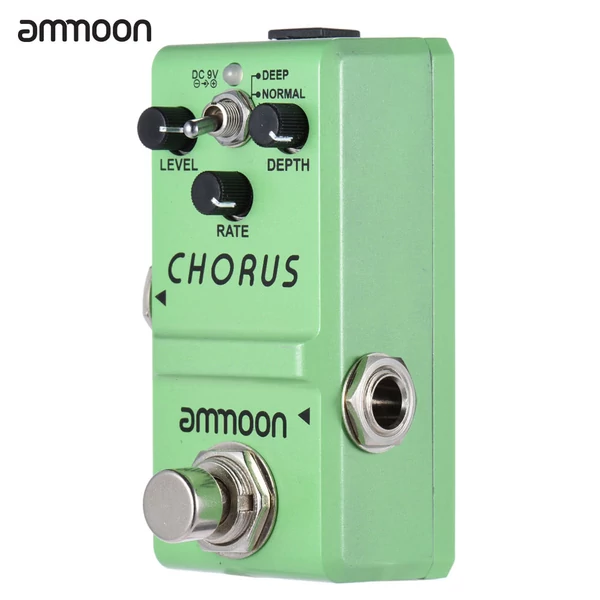 ammoon Nano sorozatú gitáreffekt pedál, analóg kórus, True Bypass, alumíniumötvözet test