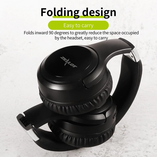 ZEALOT B28 vezeték nélküli mikrofonos fejhallgató Bluetooth PC játékhoz mobiltelefonhoz