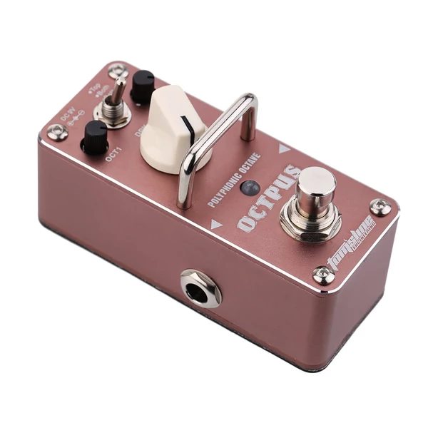 AROMA AOS-3 Octpus polifonikus oktáv elektromos gitár effektpedál, mini, egyetlen effekt, True Bypass funkcióval