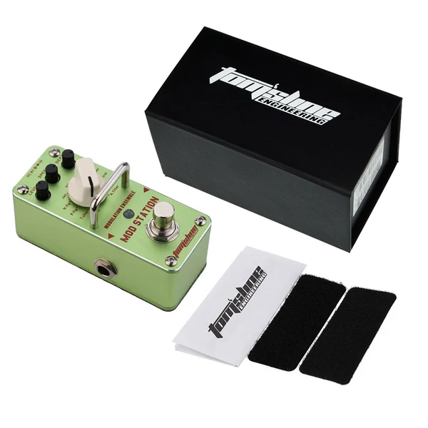 AROMA AMS-3 Mod Station modulációs gitárpedál – kompakt effekt True Bypass funkcióval