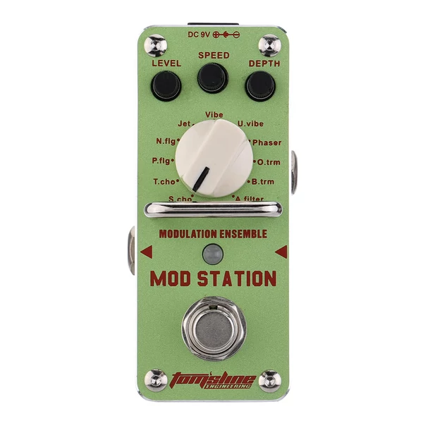 AROMA AMS-3 Mod Station modulációs gitárpedál – kompakt effekt True Bypass funkcióval