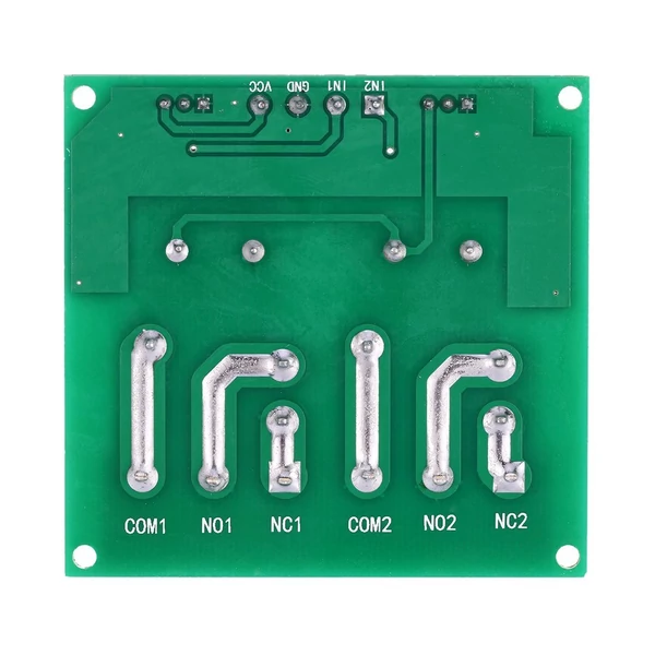 2 csatornás DC 12V 30A relékártya modul